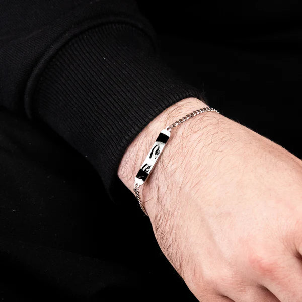 Unisex Photo Engraved Bracelet