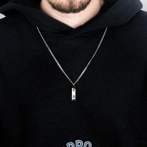 Unisex Photo Engraved Necklace