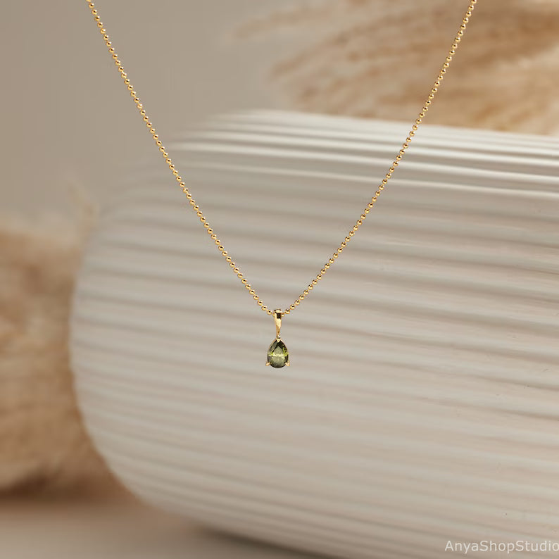 Dainty Birthstone Necklace