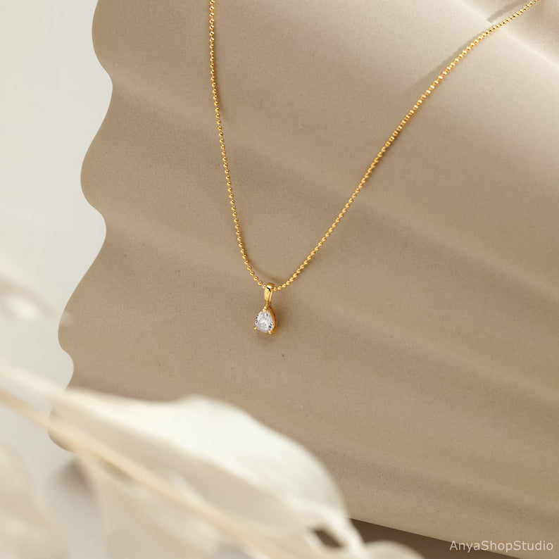 Dainty Birthstone Necklace