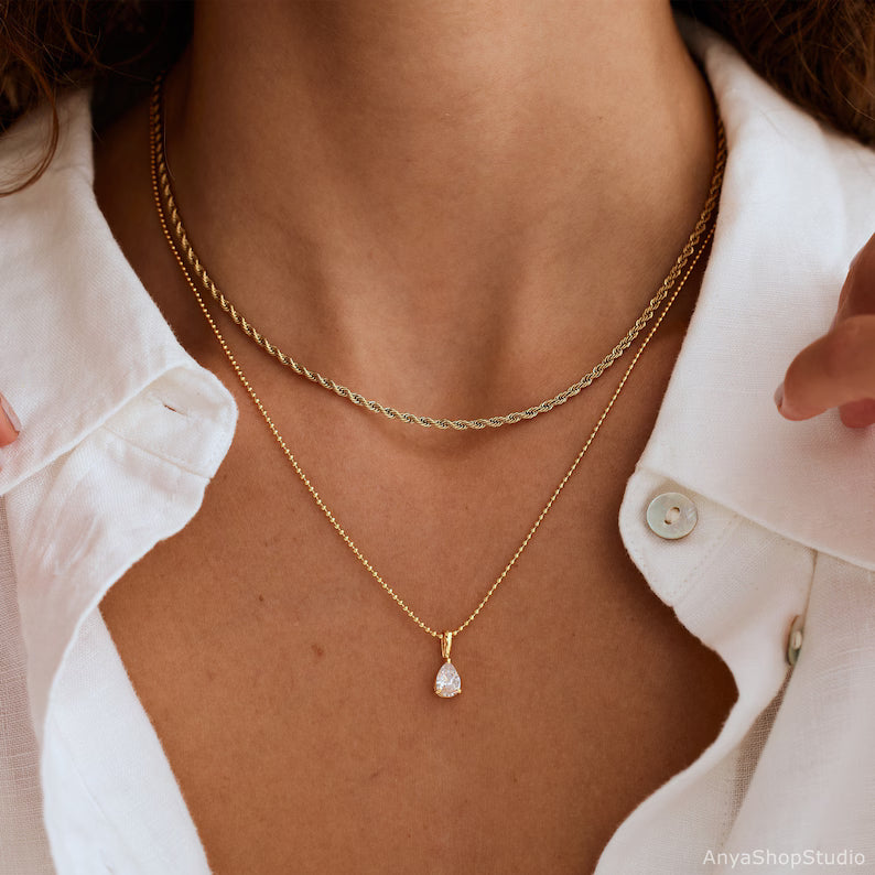 Dainty Birthstone Necklace