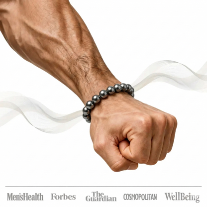 Hematite Bracelet - 100% Natural Certified Hematite Beads
