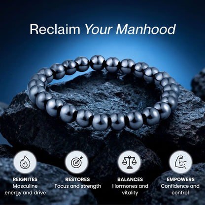 Hematite Bracelet - 100% Natural Certified Hematite Beads