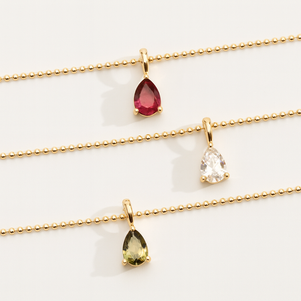 Dainty Birthstone Necklace