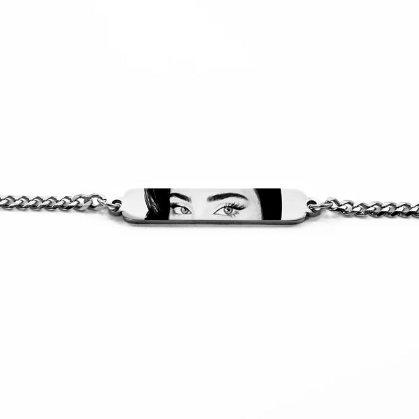 Unisex Photo Engraved Bracelet