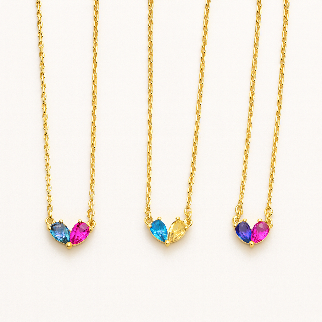 Dainty Birthstone Necklace