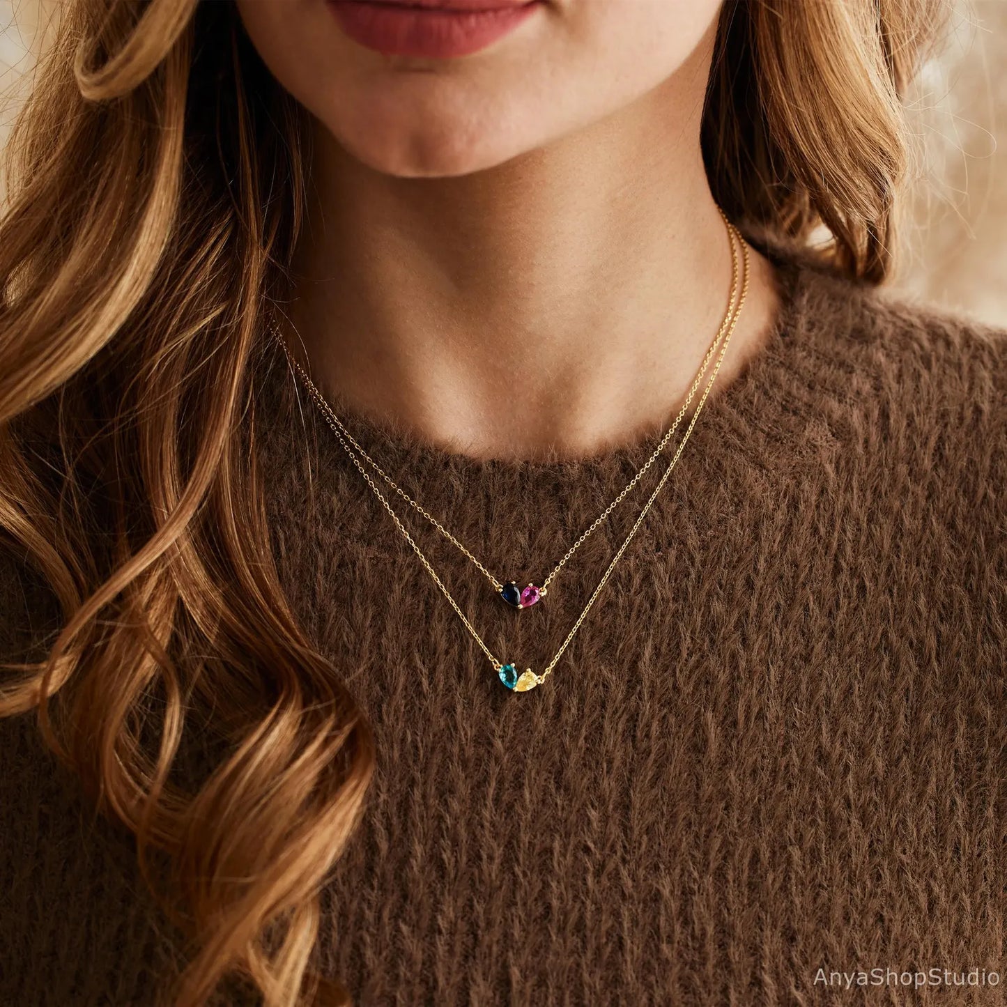 Dainty Birthstone Necklace