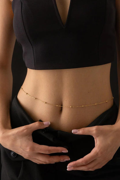 18K Thin Bulk Dorica Waist Chain