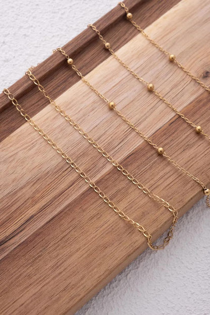 18K Thin Bulk Dorica Waist Chain